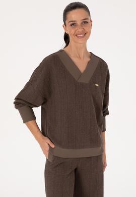 Kadın Vizon Sweatshirt - 50309439014