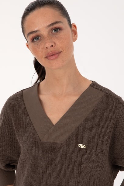 Kadın Vizon Sweatshirt
