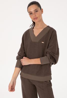 Kadın Vizon Sweatshirt - 50309439014