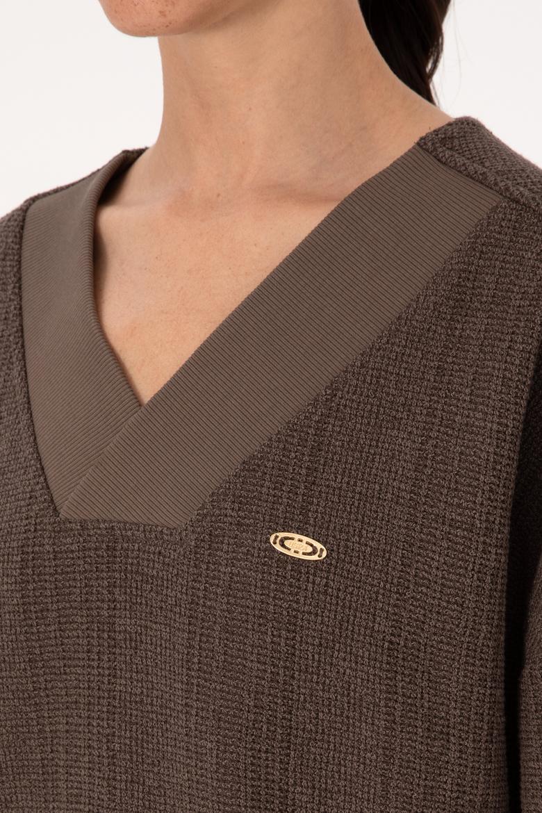 Kadın Vizon Sweatshirt - 50309439014