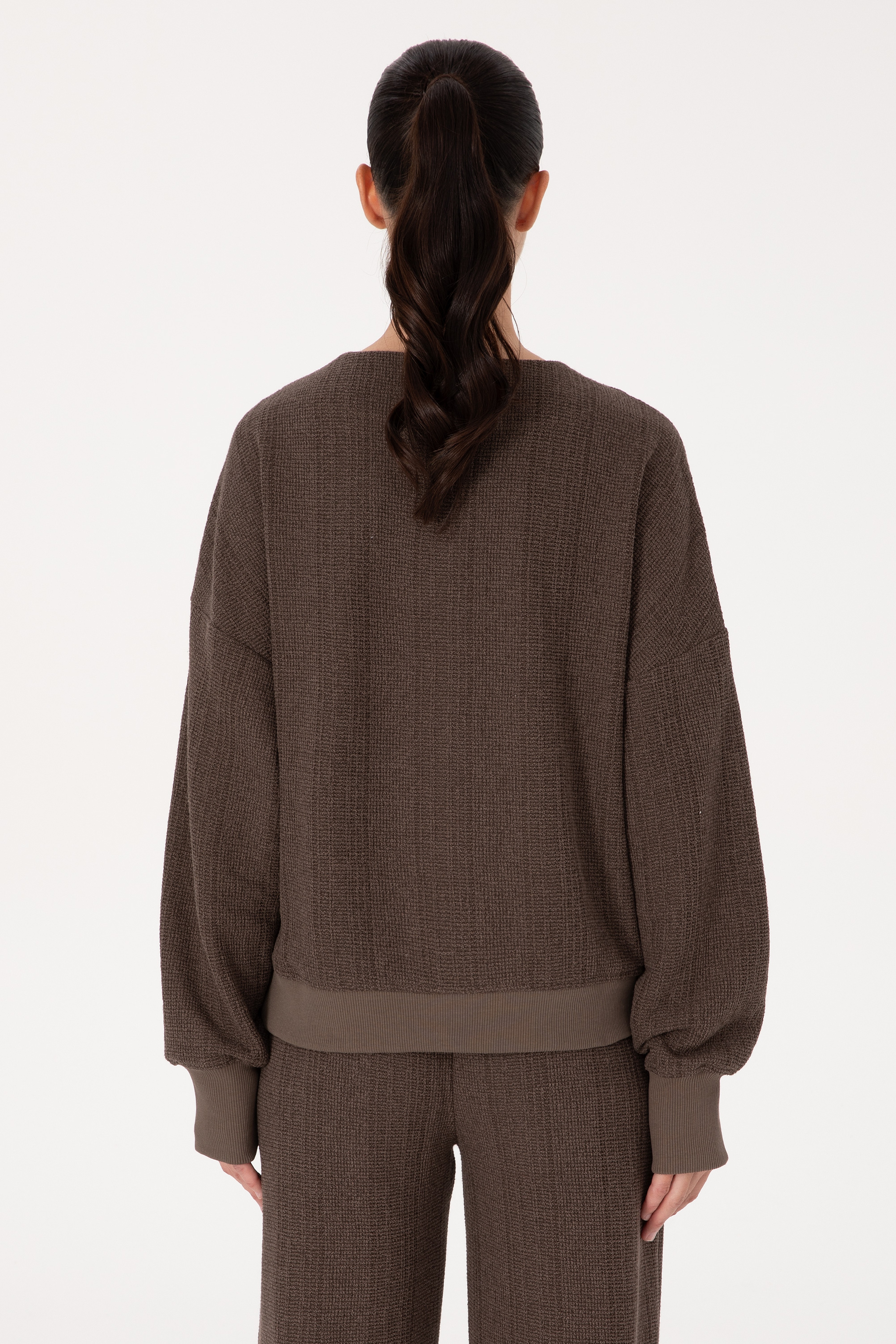 Kadın Vizon Sweatshirt - Image 5