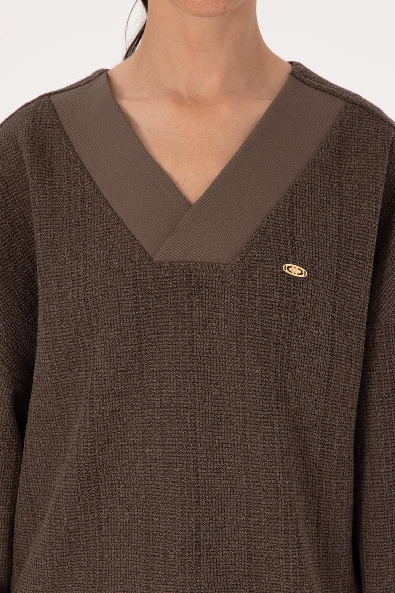 Kadın Vizon Sweatshirt - 50309439014