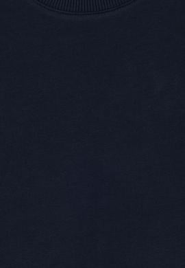 Erkek Çocuk Açık Lacivert İnce Bisiklet Yaka Basic Sweatshirt - 50313831034