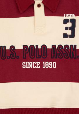 Erkek Çocuk Koyu Frambuaz Polo Yaka Sweatshirt - 50308585012