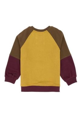 Erkek Çocuk Hardal Bisiklet Yaka Sweatshirt - 50308582024