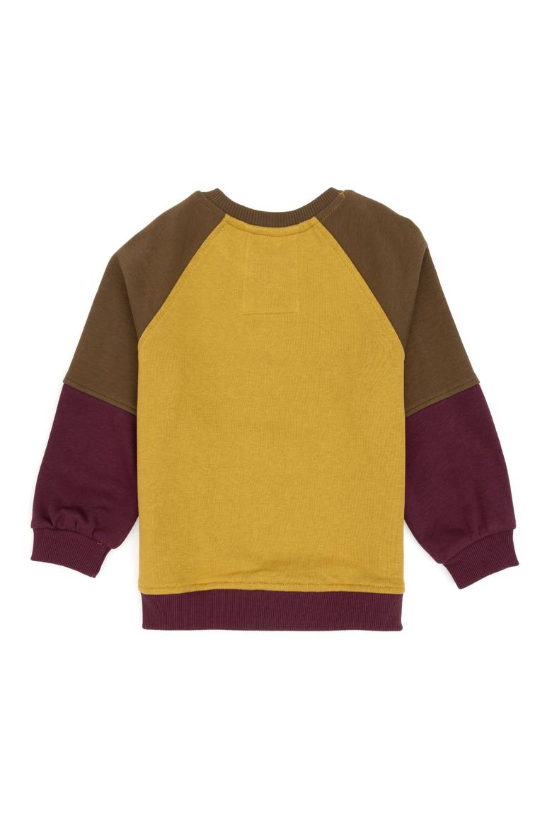 Erkek Çocuk Hardal Bisiklet Yaka Sweatshirt - 50308582024