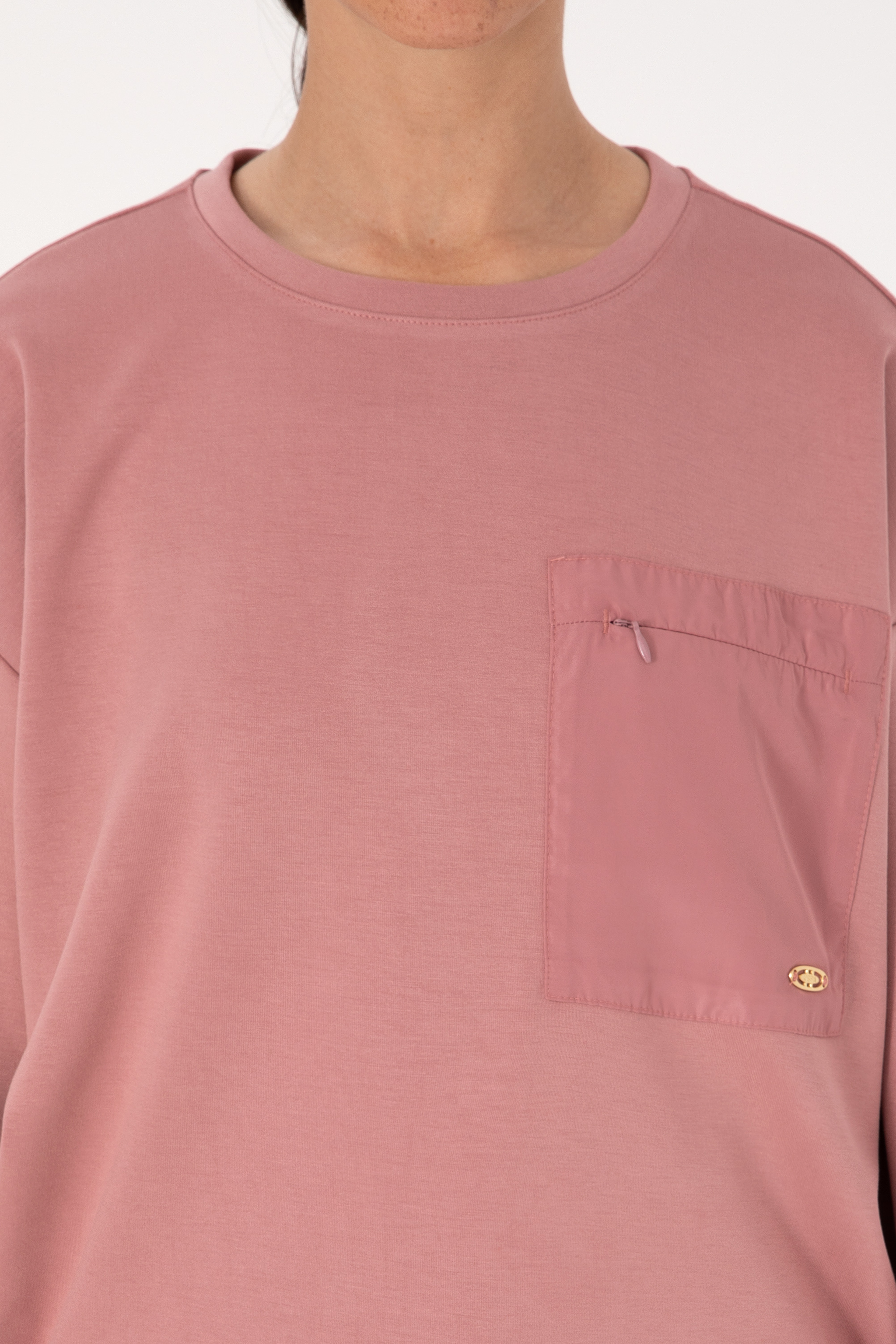 Kadın Orkide Bisiklet Yaka Sweatshirt