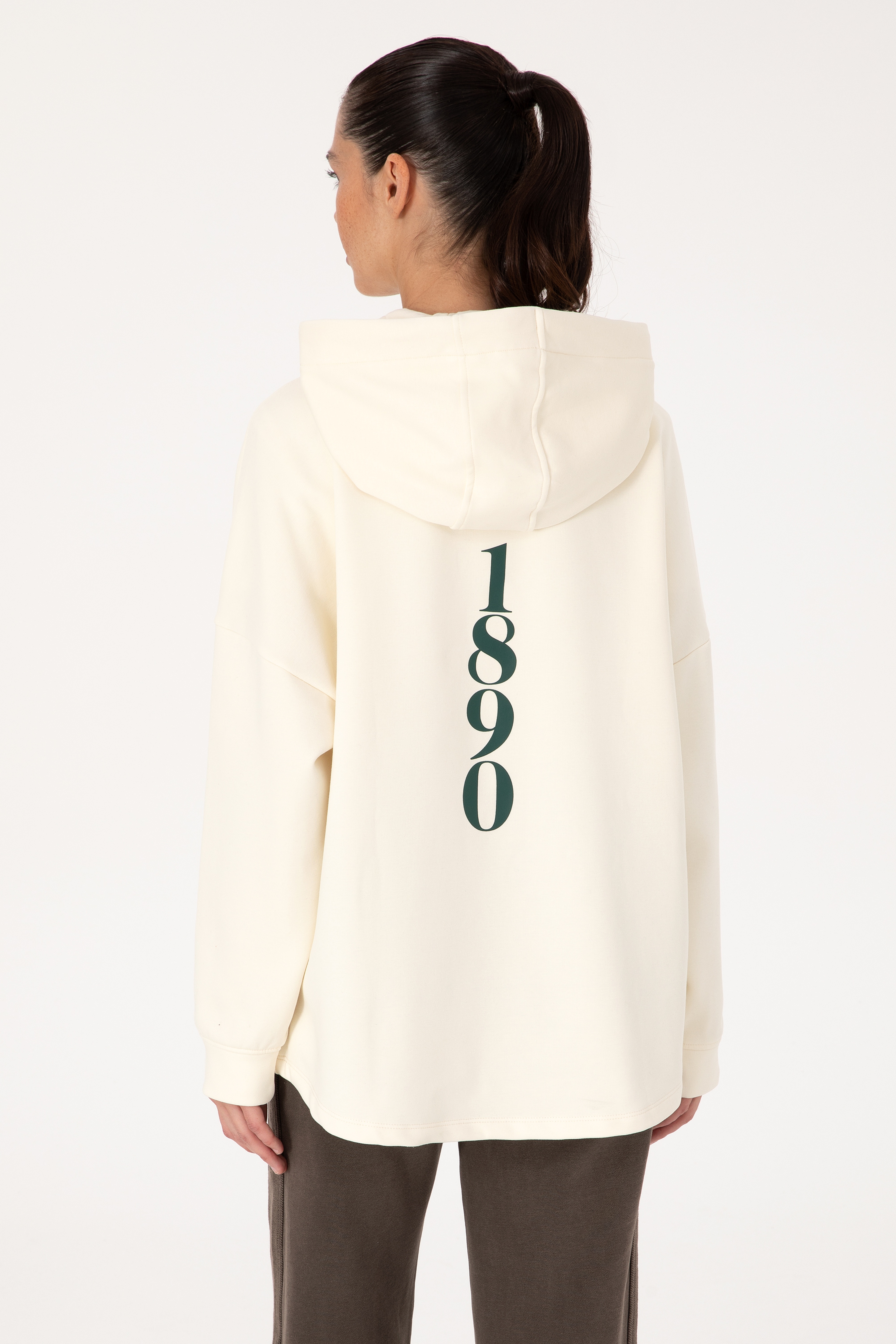 Kadın Krem Sweatshirt