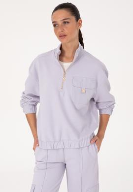 Kadın MOR Sweatshirt - 50309452005