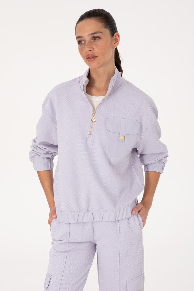 Kadın MOR Sweatshirt