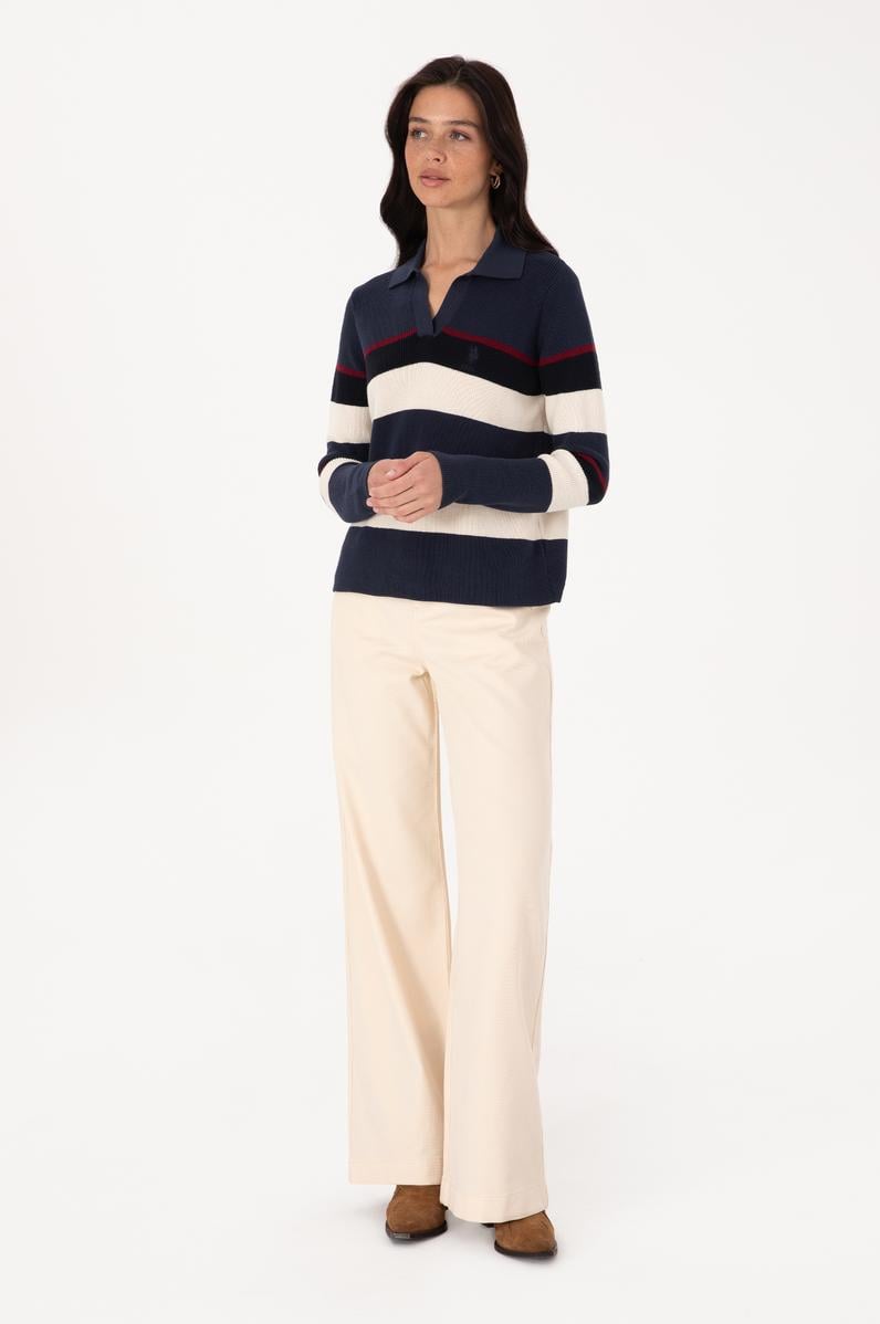 Kadın Krem Kanvas Pantolon