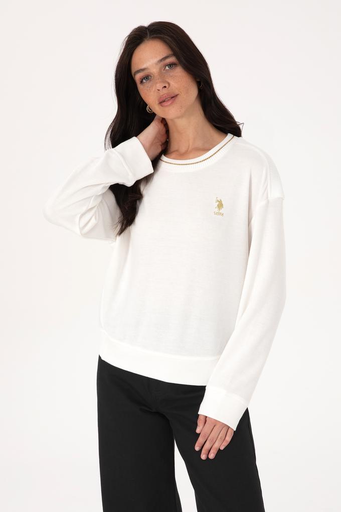 Kadın Krem Sweatshirt