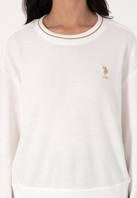 Kadın Krem Sweatshirt - 50309461012