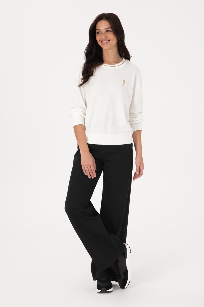 Kadın Krem Sweatshirt - 50309461012