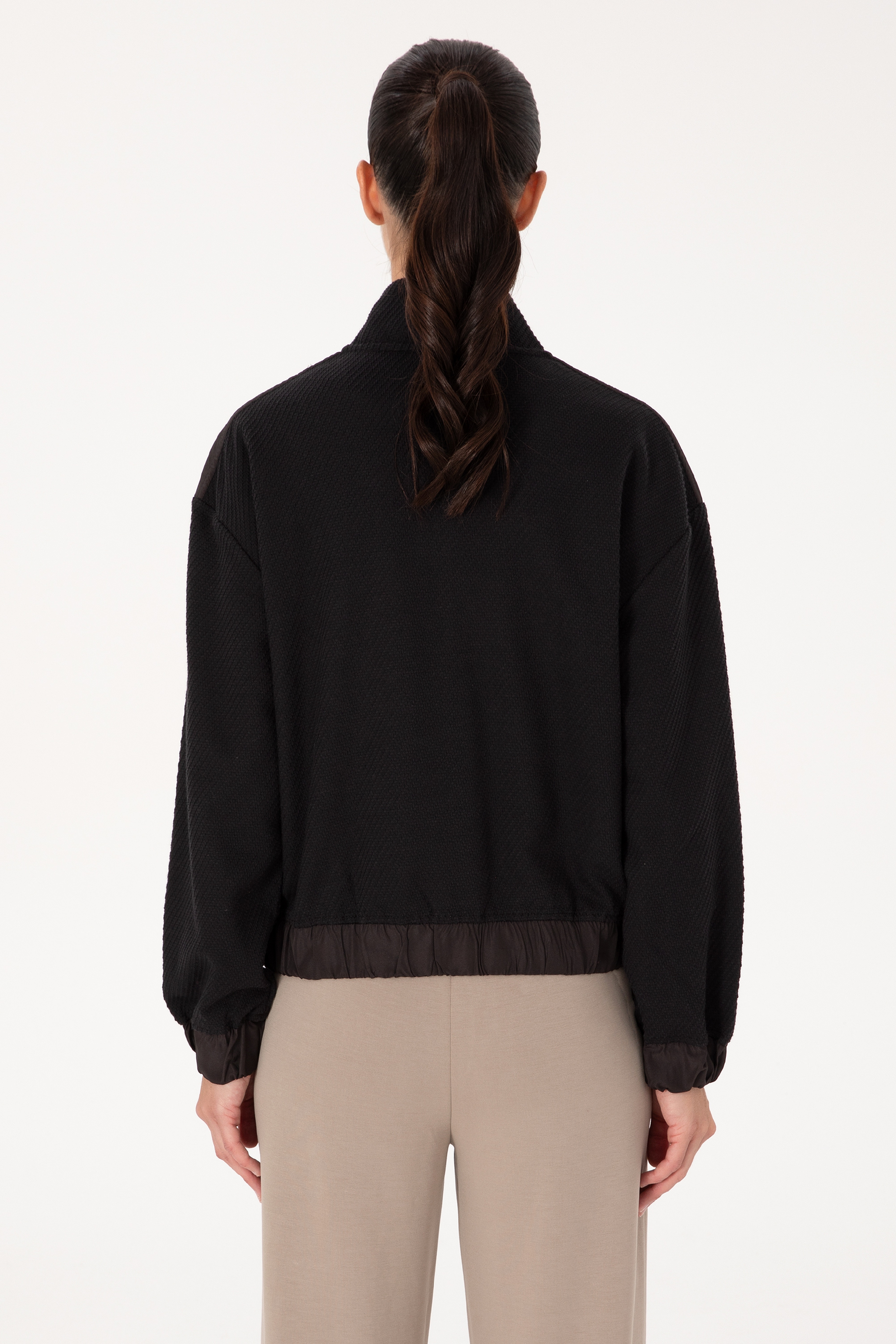 Kadın Siyah Sweatshirt