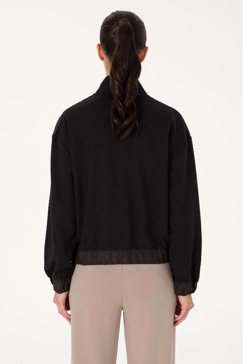 Kadın Siyah Sweatshirt - 50309452014