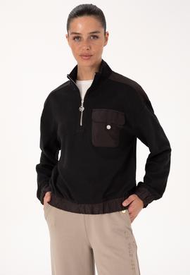 Kadın Siyah Sweatshirt - 50309452014