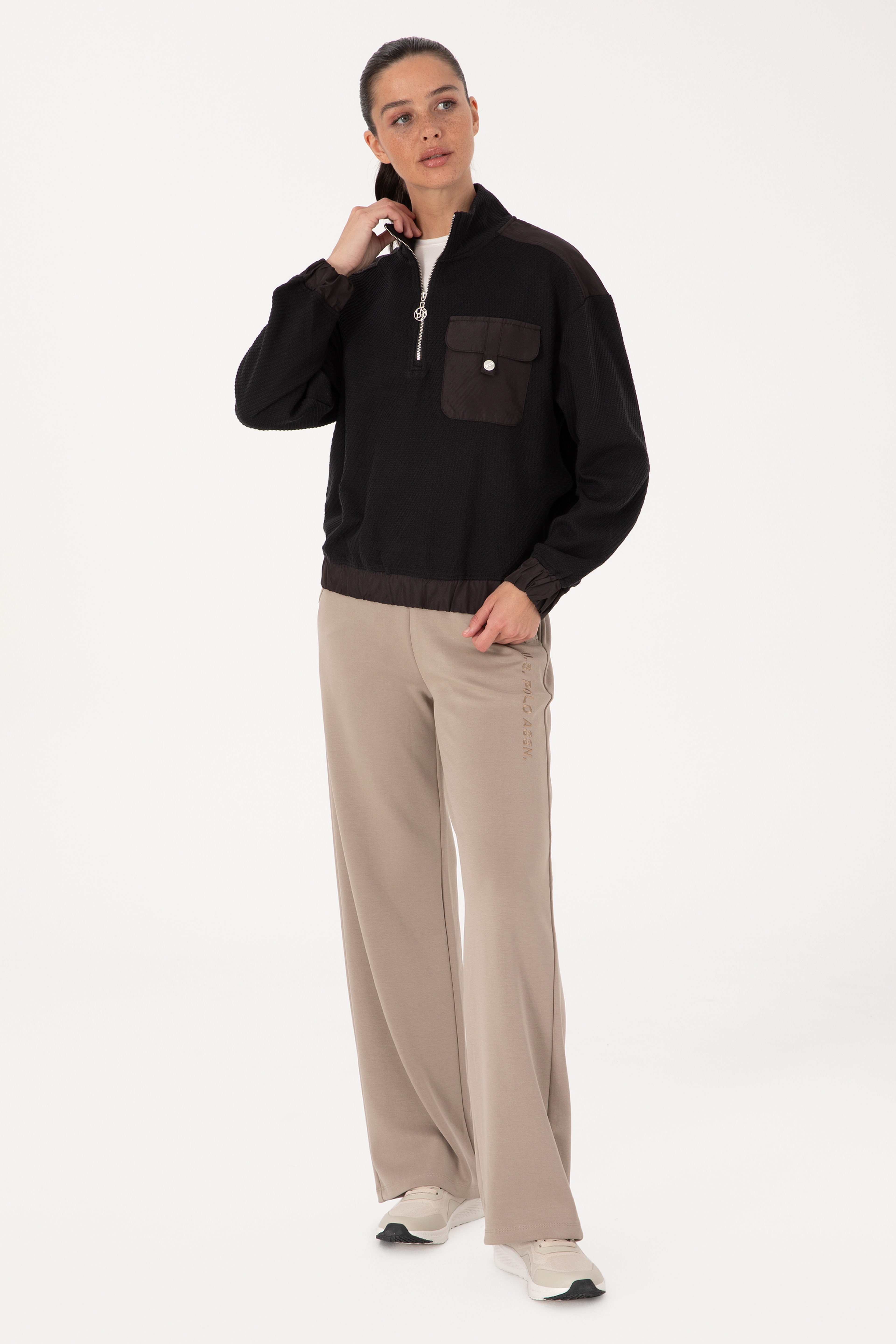 Kadın Siyah Sweatshirt