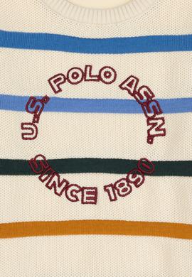 Erkek Çocuk Krem Bisiklet Yaka Kazak - 50311062009