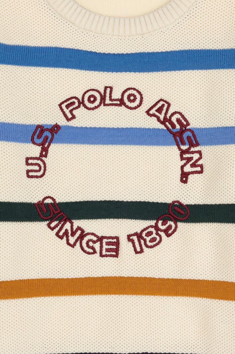 Erkek Çocuk Krem Bisiklet Yaka Kazak