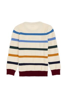 Erkek Çocuk Krem Bisiklet Yaka Kazak - 50311062009