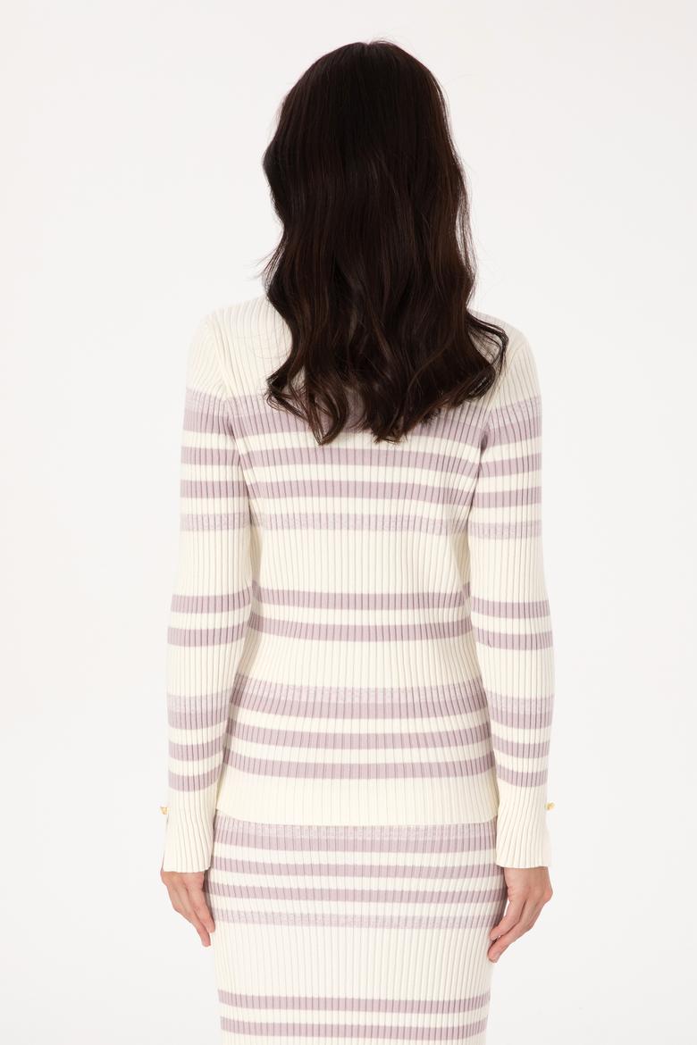 Kadın Krem Kazak - 50309646005