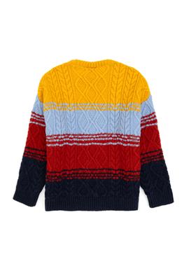 Erkek Çocuk Hardal Bisiklet Yaka Kazak - 50311108002