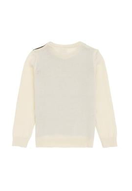 Erkek Çocuk Krem Bisiklet Yaka Kazak - 50311143011