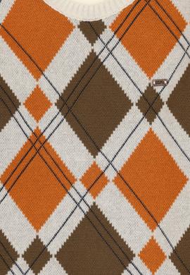 Erkek Çocuk Krem Bisiklet Yaka Kazak - 50311143011