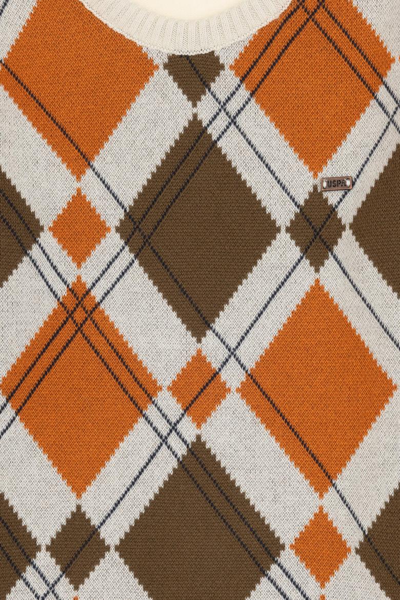 Erkek Çocuk Krem Bisiklet Yaka Kazak - 50311143011