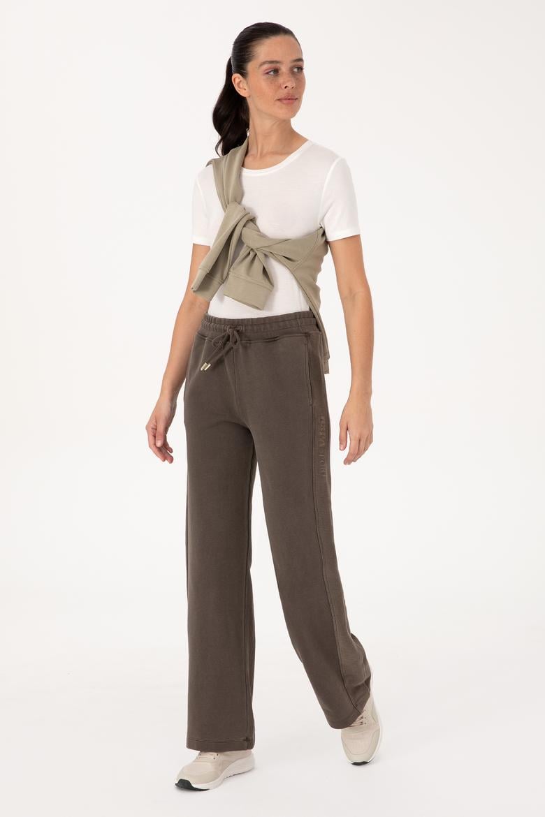 Kadın Koyu Kahverengi Eşofman Altı