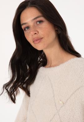 Kadın Taş Bisiklet Yaka Kazak - 50309677003