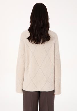 Kadın Taş Bisiklet Yaka Kazak - 50309677003