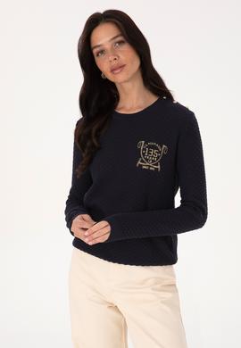 Kadın Lacivert Kazak - 50315046005