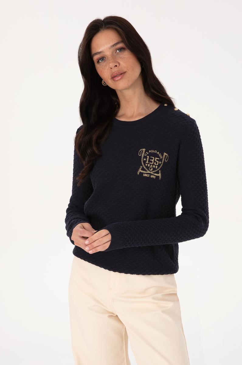 Kadın Lacivert Kazak