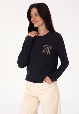 Kadın Lacivert Kazak - 50315046005