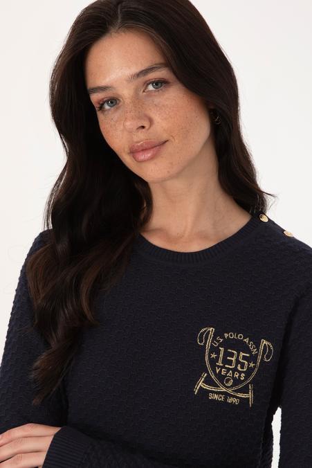 Kadın Lacivert Kazak