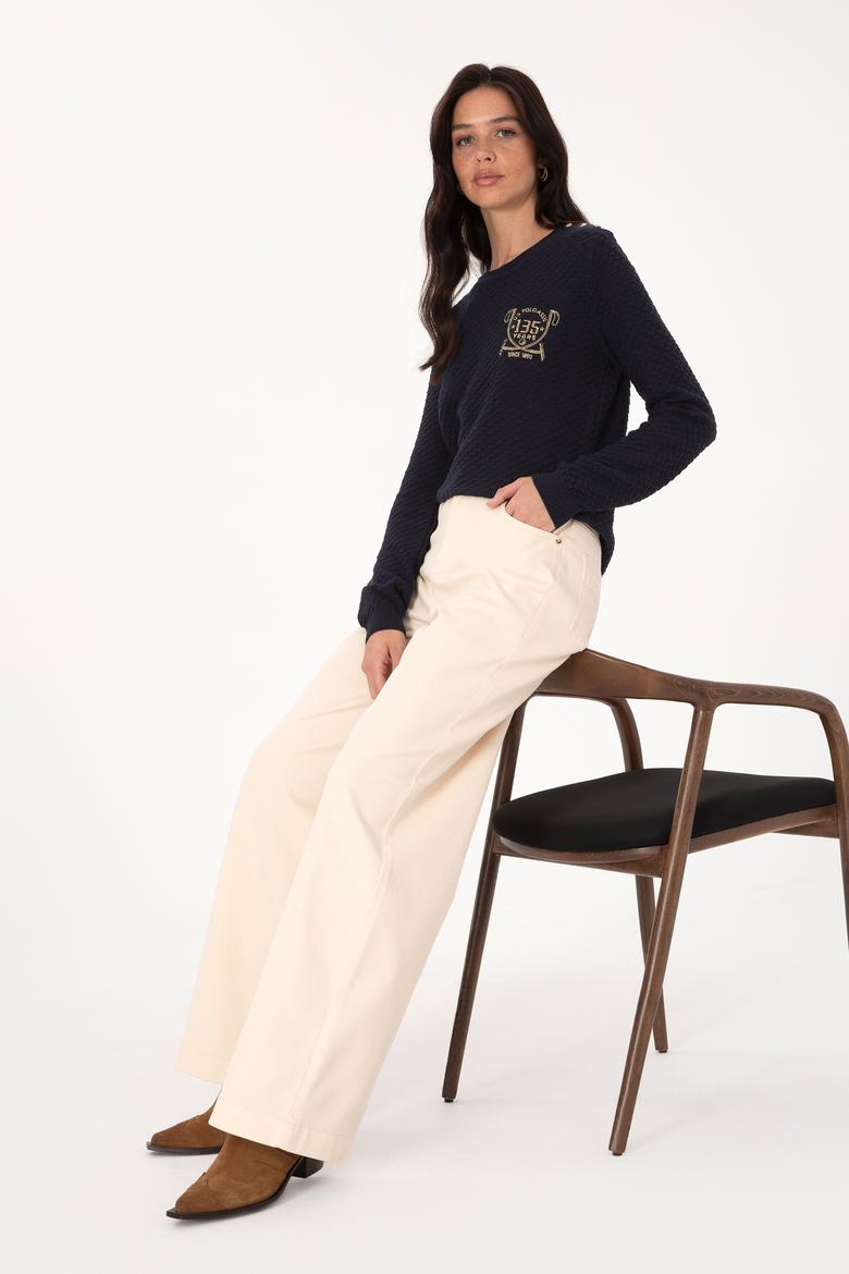 Kadın Lacivert Kazak - 50315046005