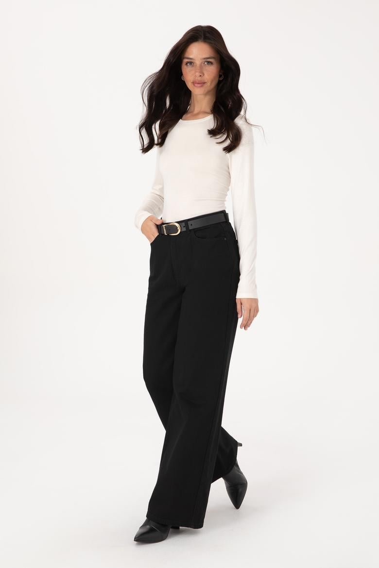 Kadın Siyah Jean Pantolon - 50316781005