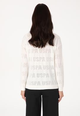 Kadın Krem Bisiklet Yaka Kazak - 50309651003