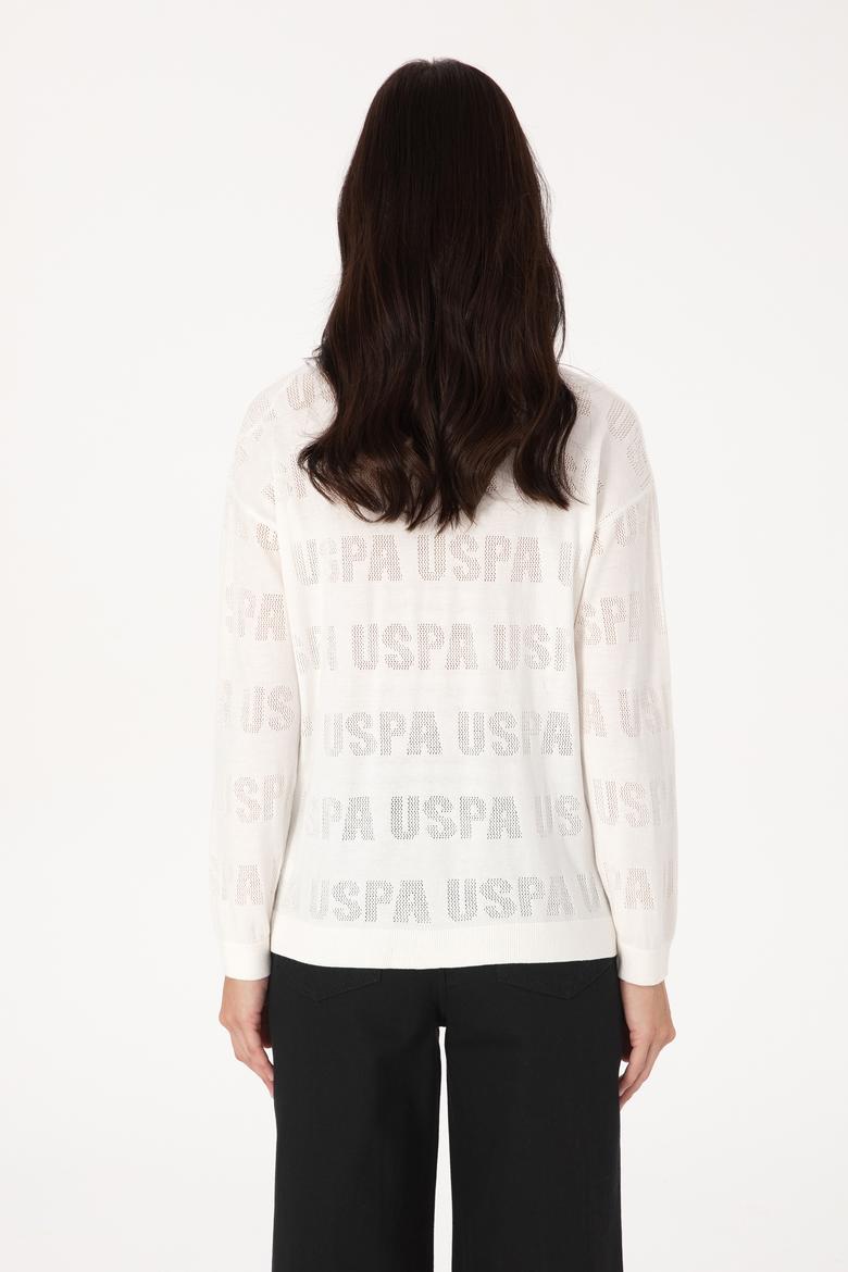 Kadın Krem Bisiklet Yaka Kazak - 50309651003