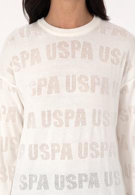 Kadın Krem Bisiklet Yaka Kazak - 50309651003