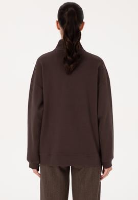 Kadın Koyu Kahverengi Sweatshirt - 50309075014