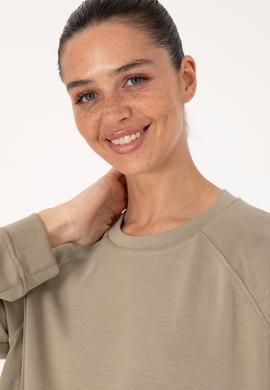 Kadın Açık Haki Sweatshirt - 50309098012