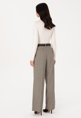 Kadın Kahverengi Kanvas Pantolon - 50315923002