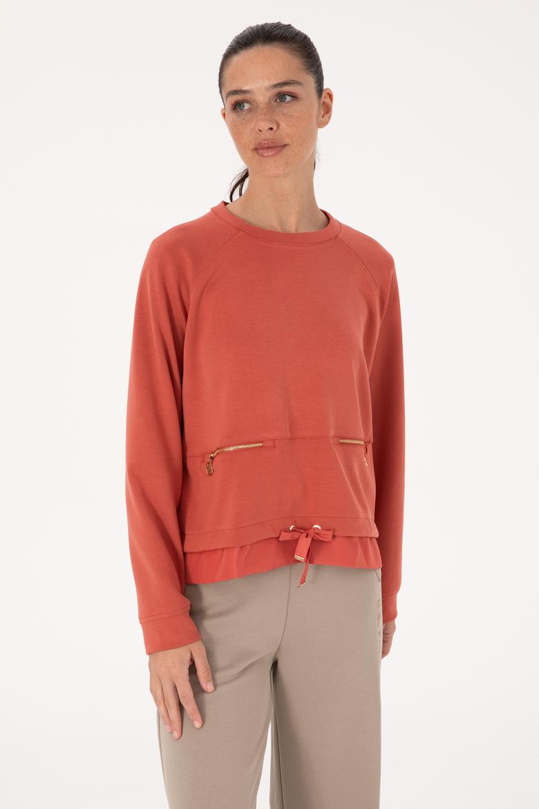 Kadın Gül Kurusu Sweatshirt - 50309098020