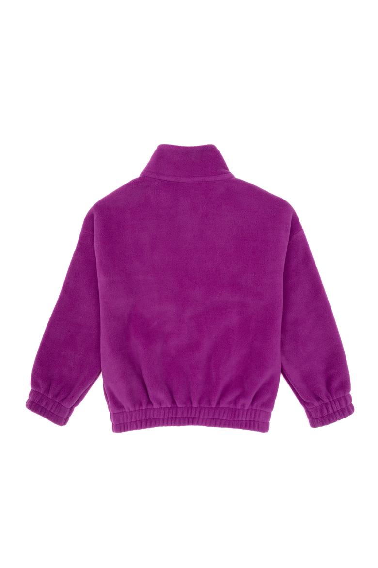 Kız Çocuk Menekşe Fermuarlı Polar Sweatshirt - 50318001012