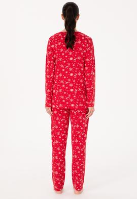Kadın Kırmızı Pijama Takımı - 50318877001