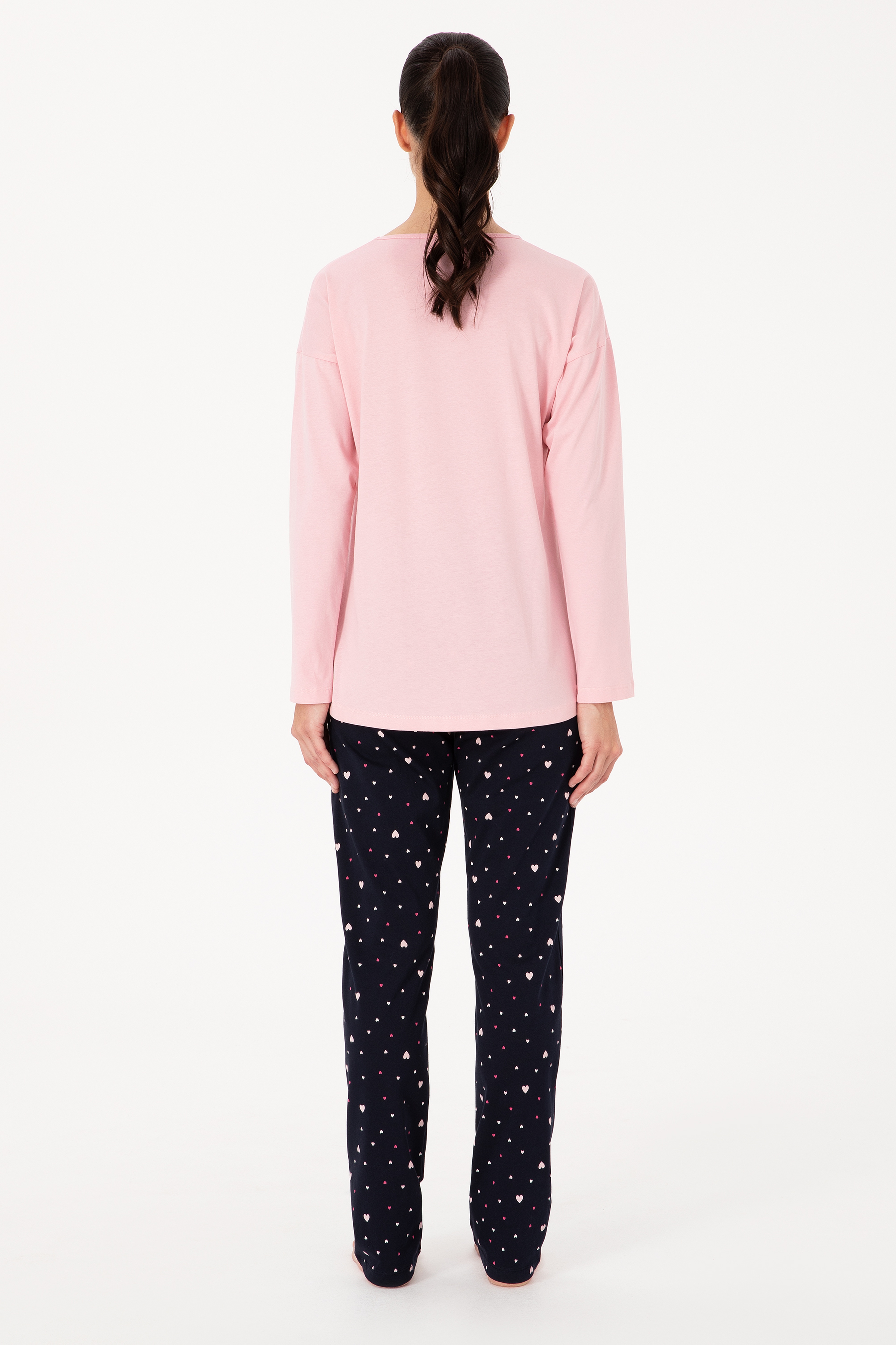 Kadın Pembe Pijama Takımı