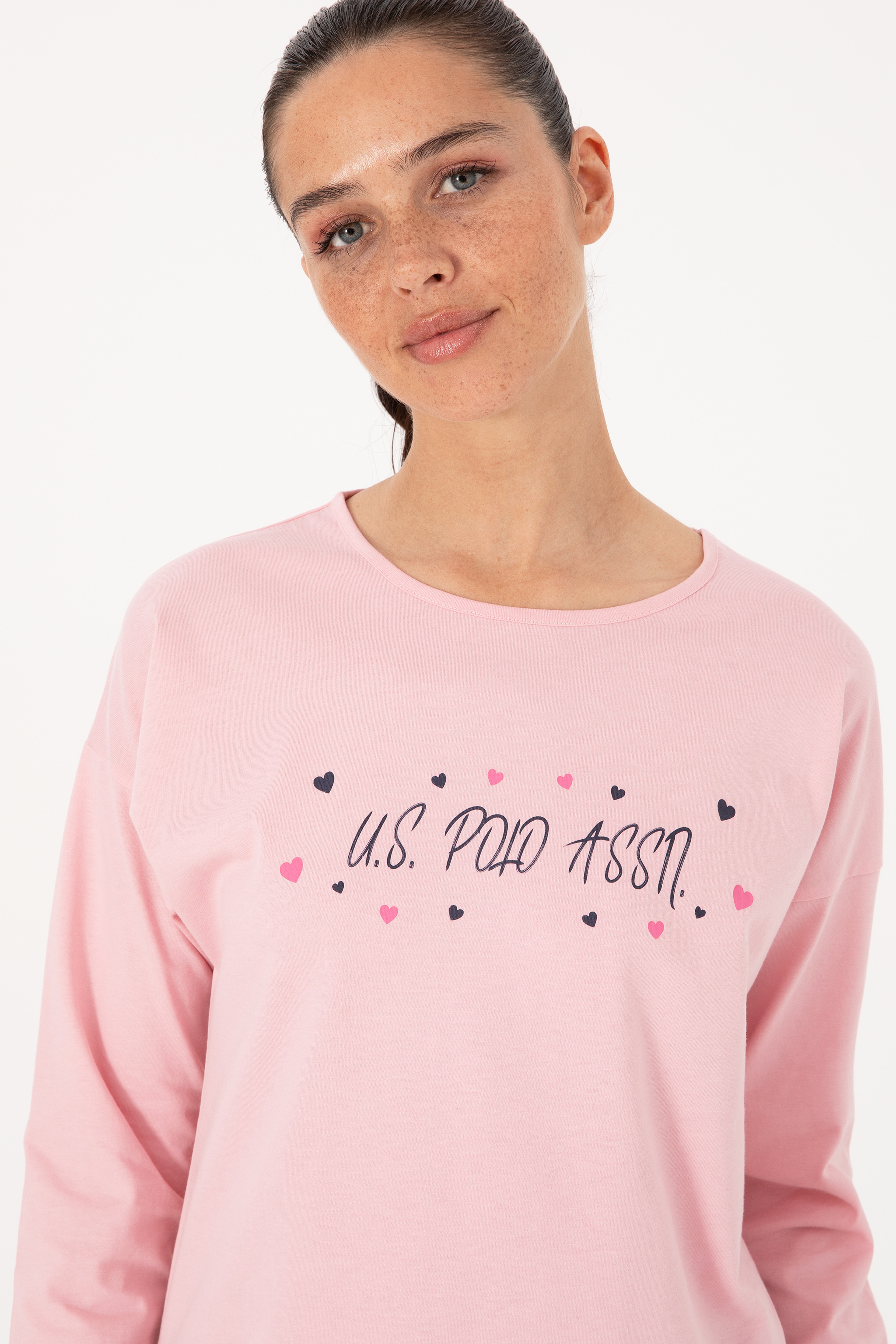 Kadın Pembe Pijama Takımı